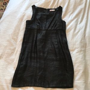 Glam black shirt dress